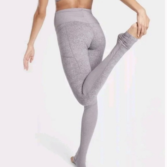 Athleta Exhale Heel Tight Comet‎ Gray Small - Picture 2 of 7